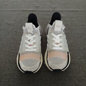 Adidas Ultraboost 19 Women's Size 6.5 Running Shoes White Black